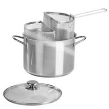 BARAZZONI BIPASTA INOX 18/10 CM 24 ADATTA PER INDUZIONE CON DUE CESTELLI