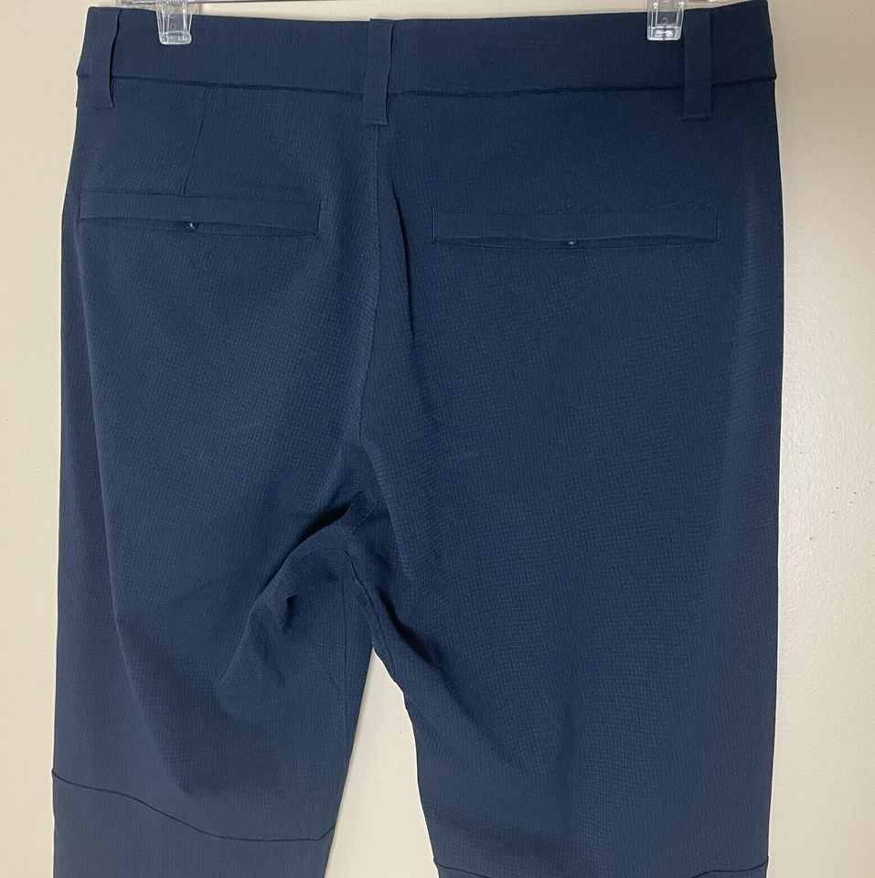Lululemon Commission Pants Men's Size 30 Blue Warpstreme Slim Fit
