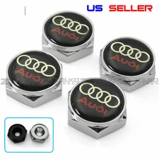 LICENSE PLATE BOLTS SCREWS FRAME CAPS 2 COLOR - US SELLER LB02