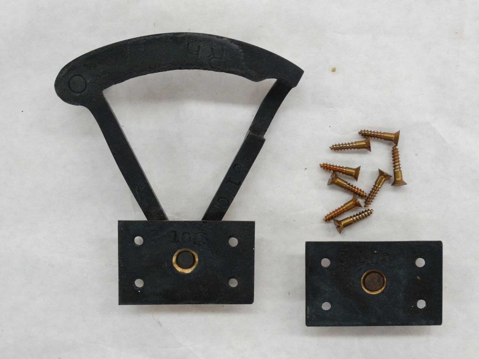 NOS Standard Bronze 3100 RH Hammered Satin Oxide Bronze Dutch Door