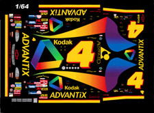  4 Bobby Hamilton Kodak Advantix 1999 1/64th Scale WATERSLIDE DECALS