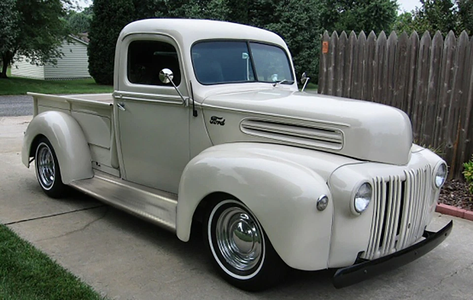 1942 1946 1947 Ford Pickup Truck 1/2 Ton  Steel Running Board Set RIBBED  New - Image 4 of 4