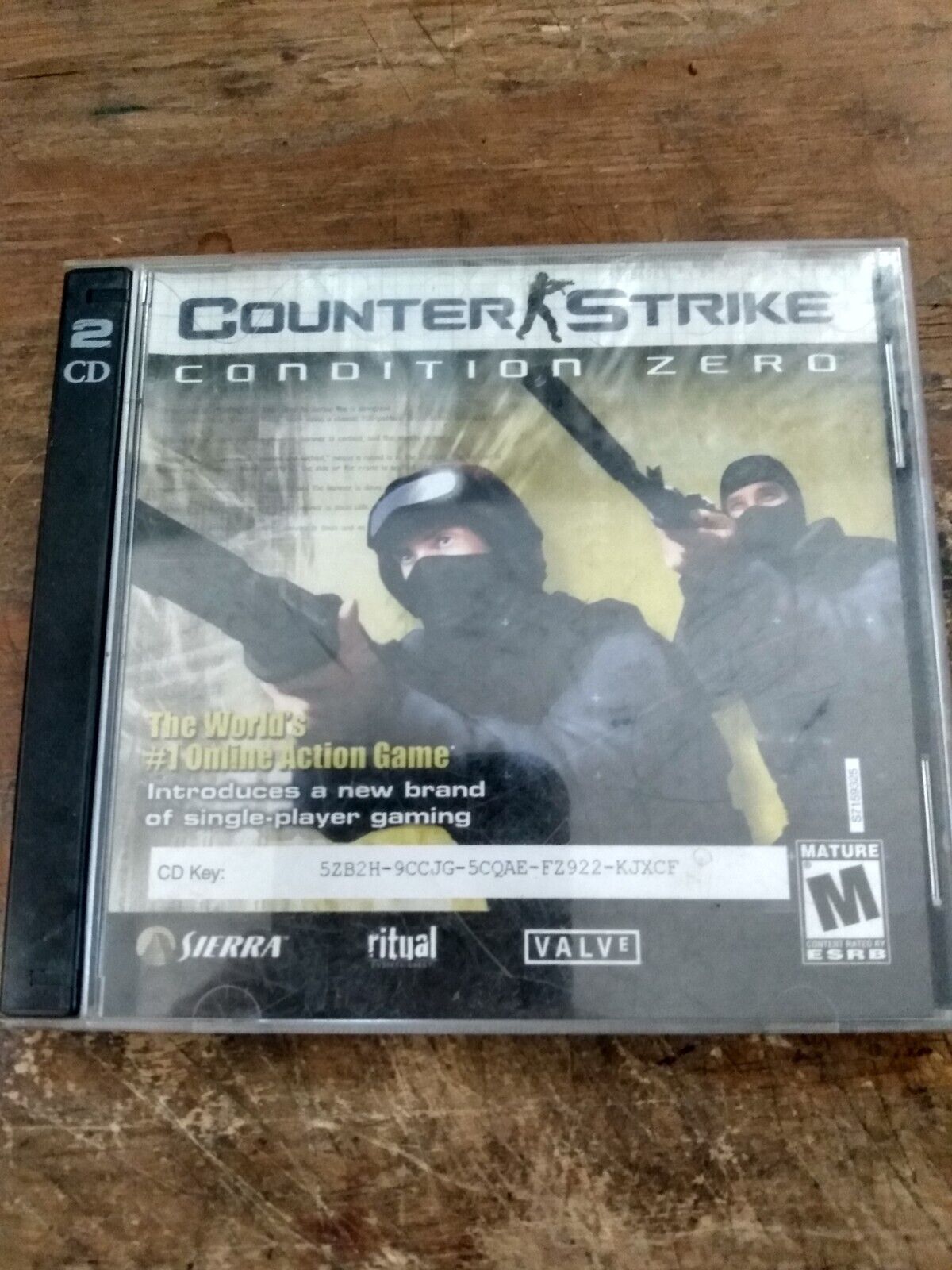 Counter Strike Condition Zero PC CD Game (Valve/Sierra 2004) with CD Key