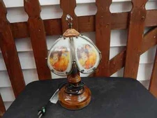 Native American Southwest OK Lighting 3 Way Touch Table Lamp 14" With Maiden