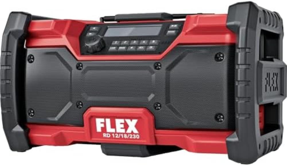Flex Radio digitale da cantiere a batteria 12/18 V RD 12/18/230 (DAB+, con altop