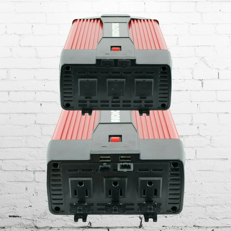 Audiotek 3000W Watt Power Inverter DC 12V AC 110V Car Converter USB port Charger - Image 4 of 4