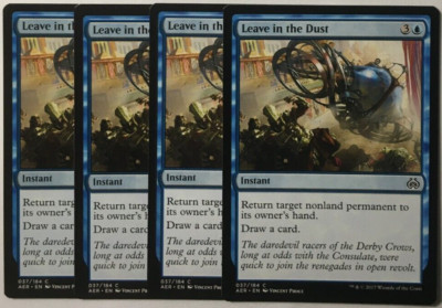 MTG 4X LEAVE IN THE DUST 037/184 AETHER REVOLT COMMON NEAR MINT-PLAYSET