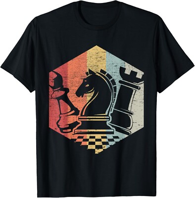 Retro Bishop Horse Rook _ Funny Chess Shirt Gift Idea Gift Unisex T-Shirt