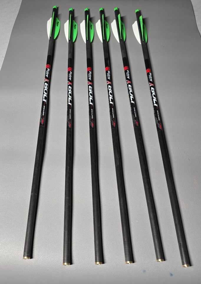 Victory Archery X Bolt Crossbow Moon Nock Bolts 6/Pack Black 20" Mult