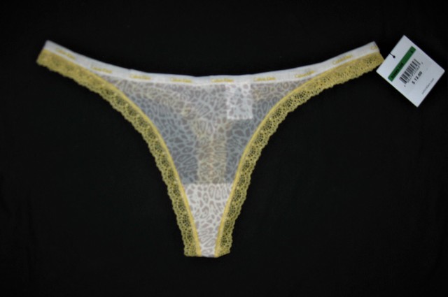 calvin klein microfiber thong