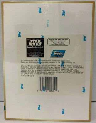 1999 TOPPS WIDEVISION STAR WARS EPISODE 1 SERIES 2 BOX HOBBY