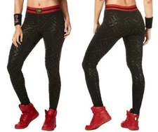 Zumba Fitness Next Level Long Leggings - Bold Black size XS (B55)