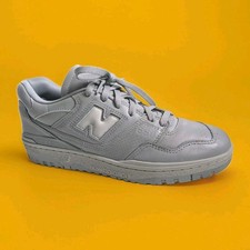 New Balance 550 Grey  Trainers Mens Casual Retro Sneakers NEW UK 9 Leather 