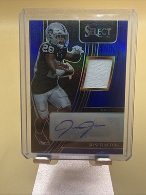 2021 Select Blue Patch auto /49 Josh Jacobs