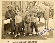 BUSTER CRABBE - AUTOGRAPHED SIGNED PHOTOGRAPH