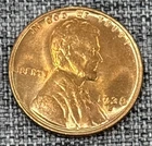 1938 S Lincoln cent GEM BU+ RD