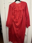 Red Matte Graduation Gown Size Medium For 5 ‘8” To 5’10”. Excellent Condition — photo 3