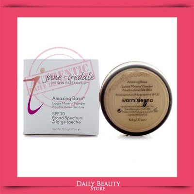 Jane Iredale Amazing Base Loose Mineral Powder Warm Sienna 10.5g 0.37oz NEW FAST