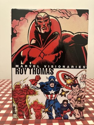 Marvel Visionaries Hardcover Roy Thomas signed