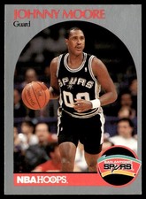 1990-91 Hoops Johnny Moore San Antonio Spurs #269