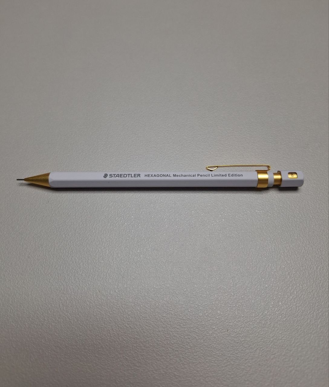 STAEDTLER 925 77 Staedtler Itoya White Limited Hexagonal Mechanical Pencil 0.5mm