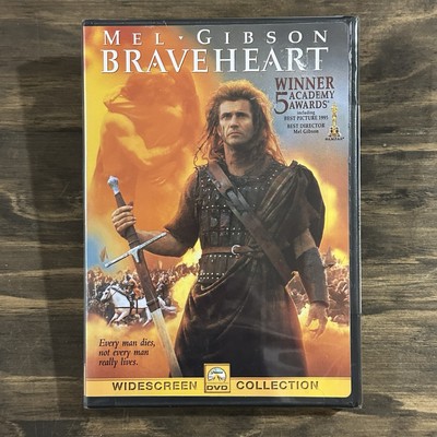 Braveheart (DVD, 2000, Widescreen) Mel Gibson Brand New Free Shipping