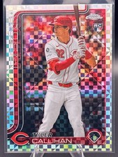 2025 Topps Chrome Update Series - Tyler Callihan X-Fractor (RC) #USC156 - Reds