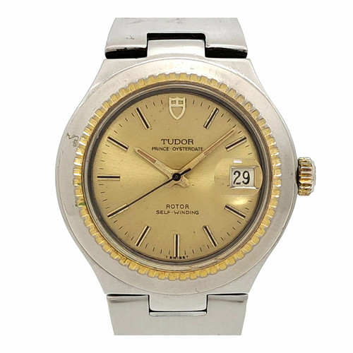 TUDOR Prince Oysterdate 9101/0 Gold Men's Vintage Used Watch #...