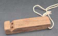 Vintage Train Whistle - Wood - 4 5/8" Long