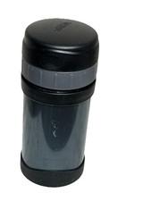 Thermos Vacuum Insulated Stainless Steel Food Jar Blue Black 10 oz