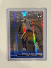 2025 Panini Photogenic Matthew Stafford /49 Blue Holo Foil SSP Rams MVP