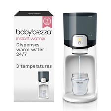 Baby Brezza Instant Bottle Warmer - Fast 1 Count Pack of 1 , White