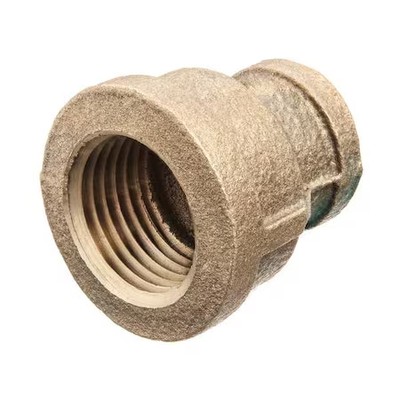Reducing Coupling Brass Brass Class 125 Pipe Fittings, 2 In Female Npt X 3/4 In
