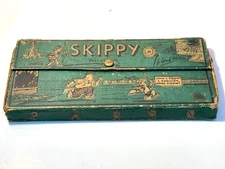 2313.14 Vintage 1932 Crosby Skippy Pencil Box! Great Graphics ~ Eberhard Faber!