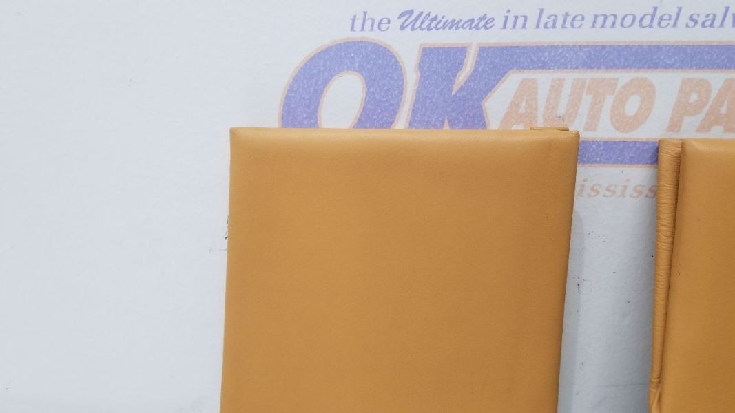 1990 FERRARI TESTAROSSA ACCESSORY MAP POCKET SET PAIR TAN LEATHER