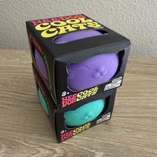NeeDoh Cool Cats Tactile Squeeze Toy Set Purple/Green