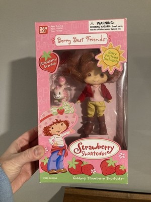 NIB Strawberry Shortcake Berry Best Friends - GIDDYUP Custard BANDAI 2003