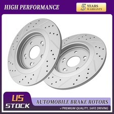 Rear Drilled Brake Rotors For Honda CR-V Honda Pilot Odyssey 2018 2019 2020-2025