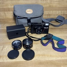 Nikon L35AF L35 AF Pikaichi ISO 1000 35mm Point & Shoot Camera With Extra Lenses