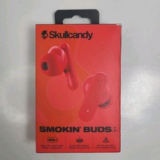 Skullcandy Smokin' Buds XT True Wireless in-Ear Earbuds, Flame