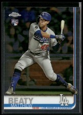 2019 Topps Chrome Update Matthew Beaty 34 Los Angeles Dodgers RC