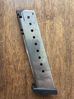10 Rd .45 ACP Factory Sig Sauer P220 P220-1 American Pistol Stainless Magazine