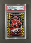 2023 Panini Mosaic Patrick Mahomes II Reactive Yellow Prizm PSA10 #251 BBZ