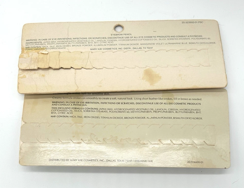 Mary Kay Eyebrow Pencil Light Brown Vintage Discontinued NEW 2047 Wooden Sealed - Image 2 of 2