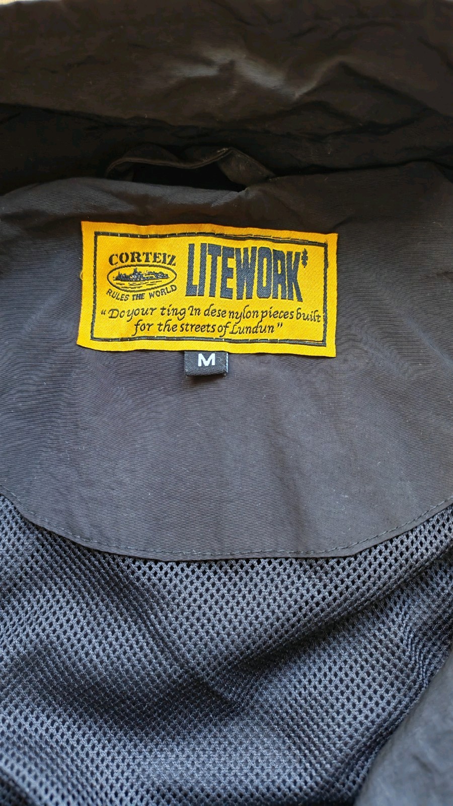 Corteiz Elitework Black Windbreaker Jacket Size M Very Rare image 5