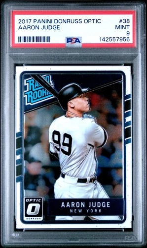 2017 Donruss Optic Aaron Judge #38 Rookie Card PSA 9 MINT