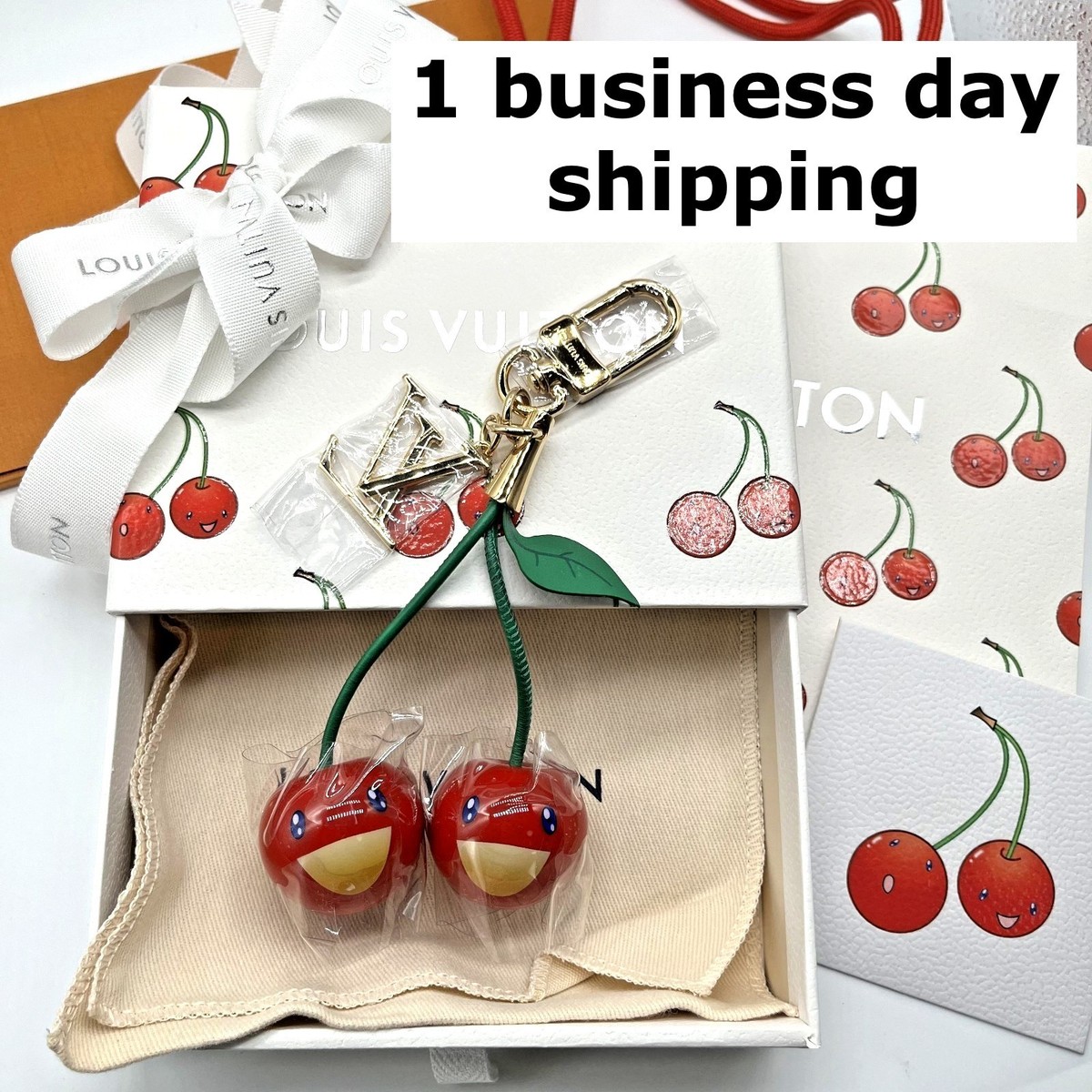 Louis Vuitton x Murakami Cherry Bag Charm M02476 2025 Ltd w