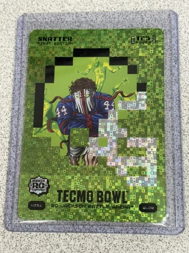 Bo Jackson Battle Arena Tecmo Bowl Skatter Cam Skattebo Helmet Icon Glow SSP RC