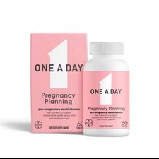 One A Day Pre-Pregnancy Planning Multi-Vitamin Tablets 60-Pack Lot of 2
