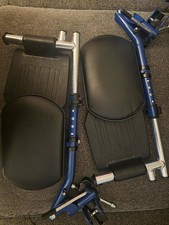 Medline Wheelchair Leg Rest Elevating Leg Rest Blue